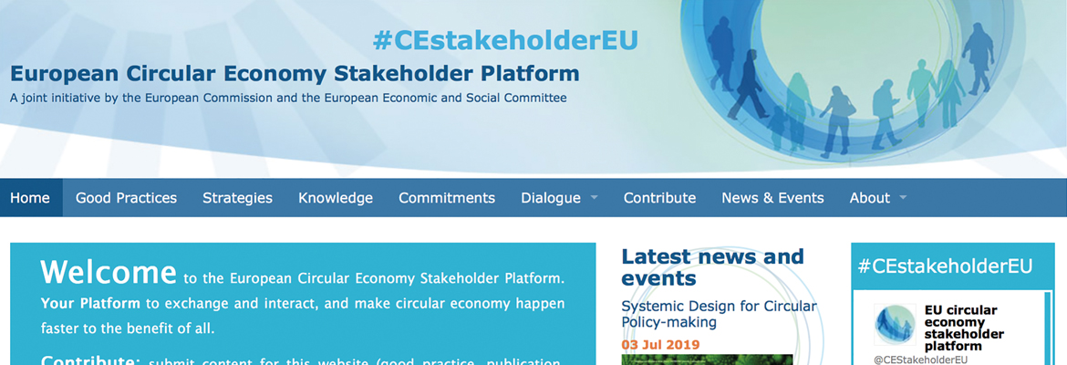 Riflessioni sulla Piattaforma europea degli stakeholder per l'economia circolare