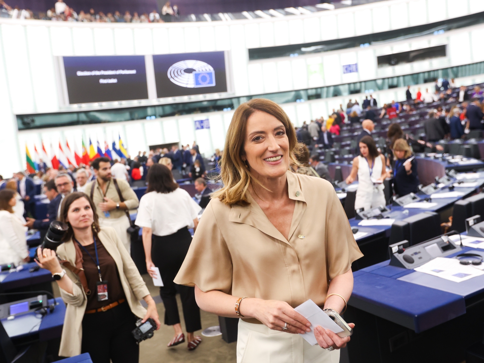 Roberta Metsola rieletta Presidente del Parlamento europeo