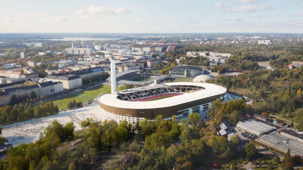 Stora Enso and Helsinki Olympic Stadium go green by promoting renewable materials