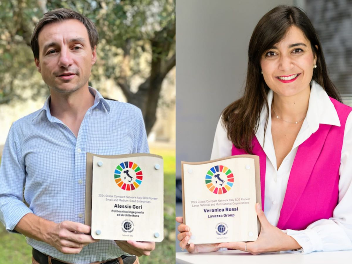 UN Global Compact, a Veronica Rossi e Alessio Gori il premio SDG Pioneer Italy 2024